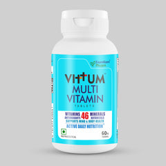 Vittum Multivitamin for Gym and Higher Energy - 60 Tablets, 24 Nutrients